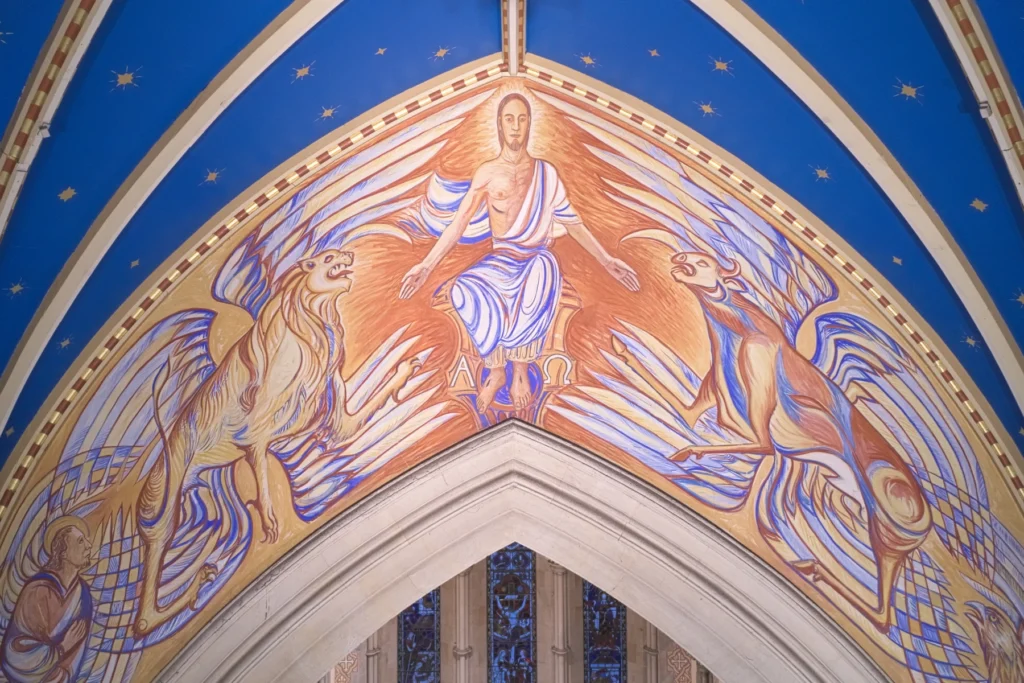 Christ in Glory in murals